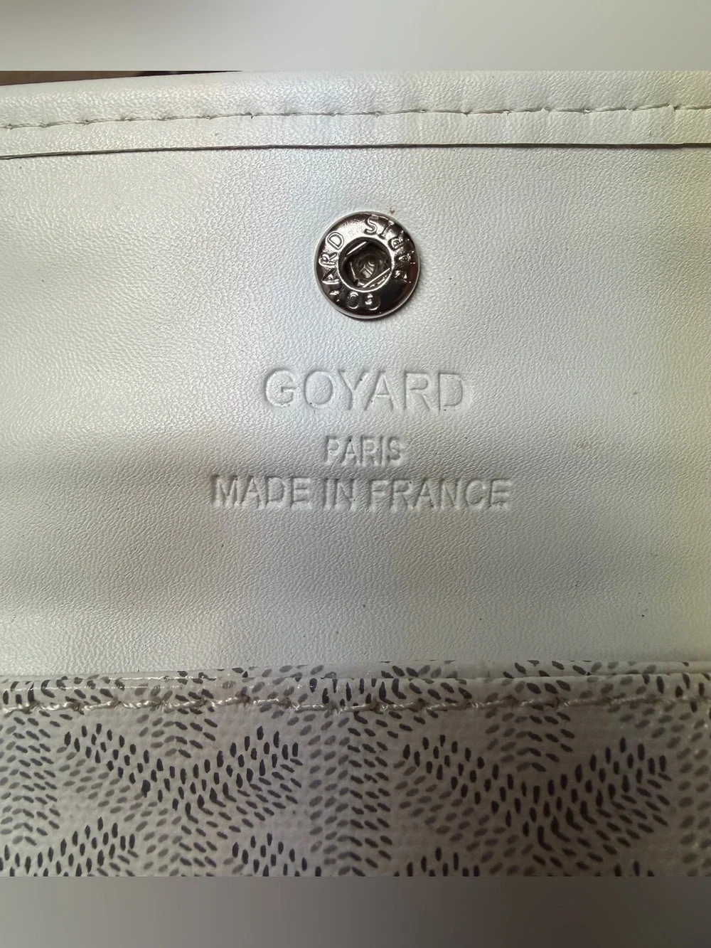 Goyard Off-White/Beige Patterned Saint Louis Tote